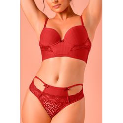 Conjunto Ritati em Microfibra e Renda - 0031724DES - RITATI LINGERIE