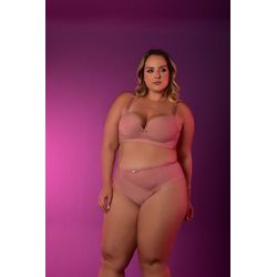 Conjunto Ritati Plus Size Fio em Microfibra Textur... - RITATI LINGERIE