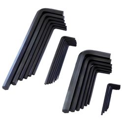 Jogo de Chaves Hexagonais Com 25 Peças em Polegadas e Milímetros (ST09120SJ) - Sata