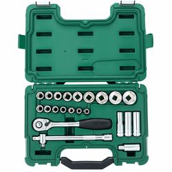 Jogo de Soquete de Impacto Sextavado Com 23 Peças (ST09005SJ) - Sata