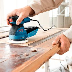 Lixadeira Roto Orbital Bosch GEX 125-1 AE 250W com 1 Coletor de pó