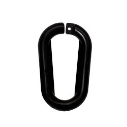 Corrente Plástica Pequena Amarelo/Preto 100metros 38x21x6mm PPS 01 PROTEPLUS