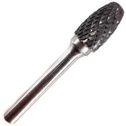 Lima Rotativa Oval em Metal Duro MD 10,00mm 45,0061 ROCAST