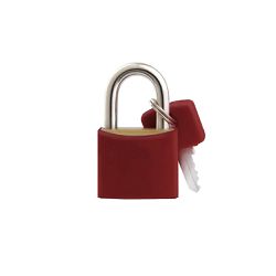 Cadeado Cores Vermelho 40mm - LT-40 - PADO