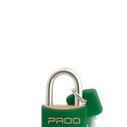 Cadeado Cores Verde 25mm - LT-25 - PADO