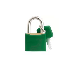 Cadeado Cores Verde 30mm - LT-30 - PADO