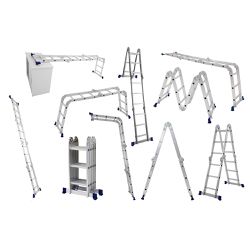 Escada Multifuncional com Plataforma 4x3 12 Degraus - MOR