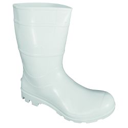 Bota PVC Branca com Forro Cano 30cm PPP 106 - PROTEPLUS