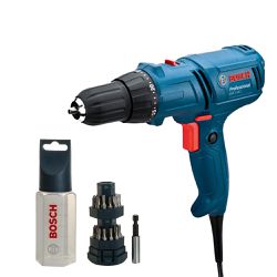 Kit Parafus./Furadeira 3/8Pol GSR 7-14 E 127V+ Jogo de Bits 25 Peças - Bosch