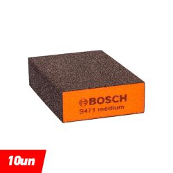 Espuma Abrasiva Bosch Best for Flat Edge; 69x26x97mm Medium (10 Unidades) - BOSCH