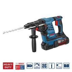 Martelete Perfurador Demolidor GBH 36V-LI SDS-Plus, 36V, 3,2J EPTA, com 2 Baterias 4,0Ah, 1 Carregador 220V em Maleta Bosch 