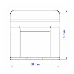 Espaçador Nivelador Slim 2,0mm (500 Unidades) - PROMAX