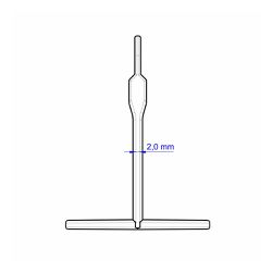 Espaçador Nivelador Slim 2,0mm (1000 Unidades) - PROMAX