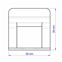 Espaçador Nivelador Slim 1,0mm (500 Unidades) - PROMAX