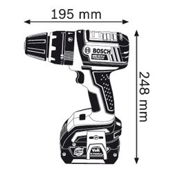 Furadeira Impacto/Parafusadeira Bateria GSB 18V-Li - Bosch