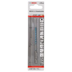 Broca Bosch HEX-9 Multimaterial Hexagonal Ø3 mm
