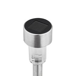 Luminária LED Solar em Inox Para Jardim 6.000K - Noll
