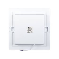 Plafon LED Branco Quadrado de Embutir 18W 6.500K - Noll
