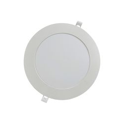 Plafon LED Branco Redondo de Embutir 18W 6.500K - Noll