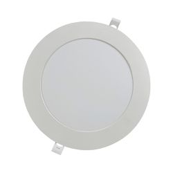 Plafon LED Branco Redondo de Embutir 24W 3.000K - Noll