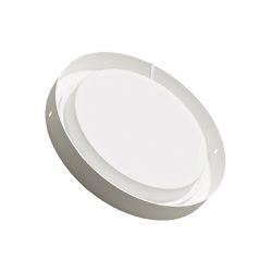 Plafon LED Branco Redondo de Sobrepor 24W 3.000K - Noll