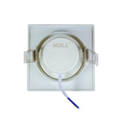 Spot LED Quadrado Direcionável 7W 3.000K - Noll