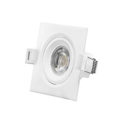 Spot LED Quadrado Direcionável 7W 3.000K - Noll
