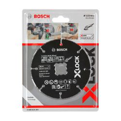 Disco de Corte Multimaterial Bosch X-LOCK Carbide 115mm