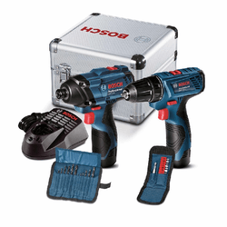 Combo Furadeira/Parafus. GSR 120-Li + Chave Parafus. GDR 120-Li + Brindes - Bosch