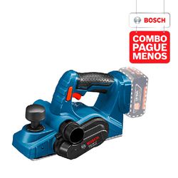 Combo Pague Menos Bosch 18V - Parafus. e Furadeira de Impacto de Impacto GSB 18V-50 + Plaina GHO 18V-LI, 2 baterias 18V 4,0Ah 1 carregador e 1 bolsa