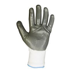 Luva Tricotada em Poliéster Banho Nitrílico PPM04 PROTEPLUS N8