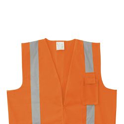 Colete Refletivo com Bolso Laranja PPS 12 - PROTEPLUS
