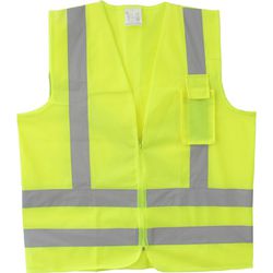 Colete Refletivo com Bolso Amarelo PPS13 - PROTEPLUS