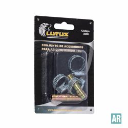 Conjunto de Acessórios Para Ar Comprimido 3/8'' 5 Peças 2098 - LUPUS