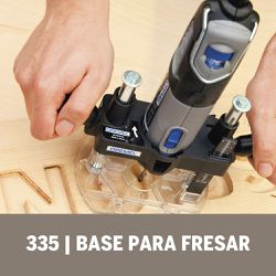 Kit Dremel Micro Retífica 4000 + Base + Fresa 