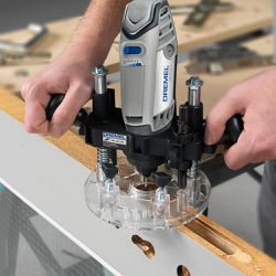 Kit Dremel Micro Retífica 3000 + Base + Fresa 