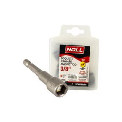 Soquete Canhão Magnético 3/8'' x 65 10 Peças 436,0013 - NOLL