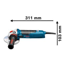 Esmerilhadeira Angular Bosch de 5'' GWS 17-125 CIE com 1700W 220V com Punho auxiliar - BOSCH