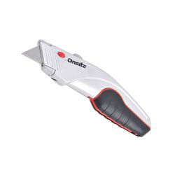 Kit Estilete de Segurança Retrátil 165mm com 15 Lâminas Onsite