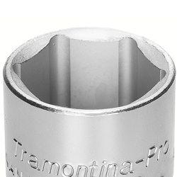 Soquete Sextavado em Aço Cromo Vanádio 10 mm - Encaixe 1/2'' - Tramontina Pro