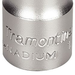 Soquete Estriado em Aço Cromo Vanádio 14 mm - Encaixe 1/2'' - Tramontina PRO