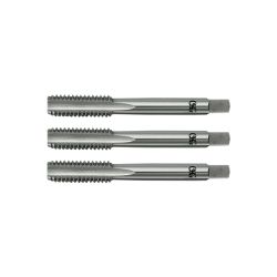 Jogo de Macho Manual HSS BSW 1.3/8''x 6 FPP 100/C 3 Peças - OSG