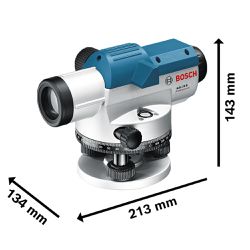Nivel à laser óptico Bosch GOL 26 D, zoom de 26x, em maleta