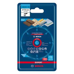 Disco de corte Bosch EXPERT Carbide Multi Wheel 76 mm, 10 mm