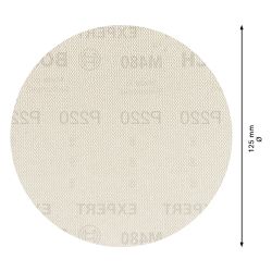 Disco de Lixa Bosch EXPERT M480 125mm G220, 5 peças