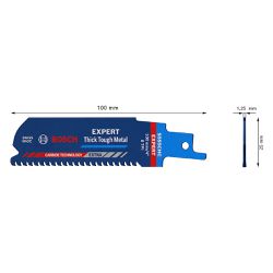 Lâmina de serra sabre Bosch EXPERT S555CHC Thick Tough Metal