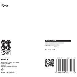 Disco de Lixa Bosch EXPERT M480 125mm G400, 5 peças