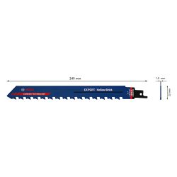Lâmina de serra sabre Bosch EXPERT S1543HM Hollow Brick