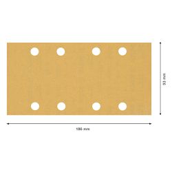 Folhas de lixa EXPERT C470 93 x 186 mm, G180, 10 peças