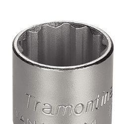 Soquete Estriado em Aço Cromo Vanádio 24 mm - Encaixe 1/2'' - Tramontina Pro